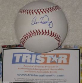 Evan Longoria Signed Tampa Bay Rays OML Baseball Tristar Productions coa