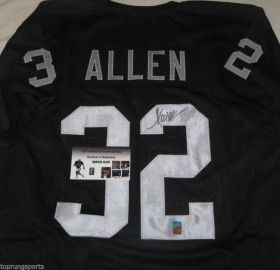 Marcus Allen Signed Oakland Raiders Custom Jersey Size XL GTSM COA