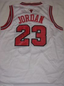Michael Jordan Signed Chicago Bulls Nike White Jersey Size Large James Spence