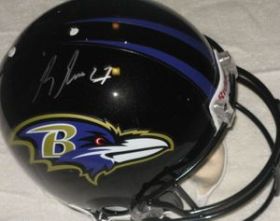 Ray Rice Signed Baltimore Ravens Full Size Authentic Helmet Steiner