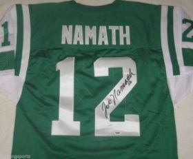 Joe Namath Signed Autographed New York Jets Custom Jersey PSA/DNA coa