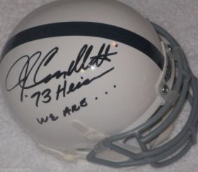 John Cappelletti Signed Penn State 73 Heisman & We Are..." Mini Helmet James Spence