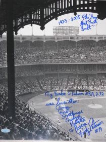 Fritz Peterson Signed Inscribed NY Yankees 11x14 Photo Steiner Sports