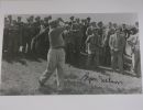 Byron Nelson Signed 8x10 Action Photo Died 2006 52 PGA Wins James Spence