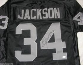 Bo Jackson Signed Oakland Raiders Custom Jersey Jsa Hologram Size xl