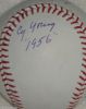 Don Newcombe Signed Brooklyn Los Angeles Dodgers Inscribed Baseball Jsa Spence