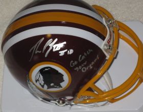 Robert Griffin III Signed Redskins "Go Catch Your Dreams" Mini Helmet