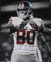 Victor Cruz Signed NY Giants Logo W/ Color Accents 16x20 Photo Steiner Sports