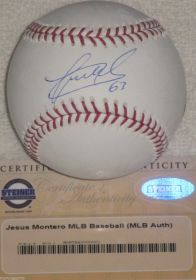 Jesus Montero Signed Seattle Mariners MLB Baseball Steiner Sports coa