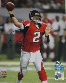 Matt Ryan Autographed Atlanta Falcons 8x10 Action Photo