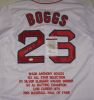 Wade Boggs Signed Boston Red Sox HOF 05 Inscribed Custom Stat Jersey JSA